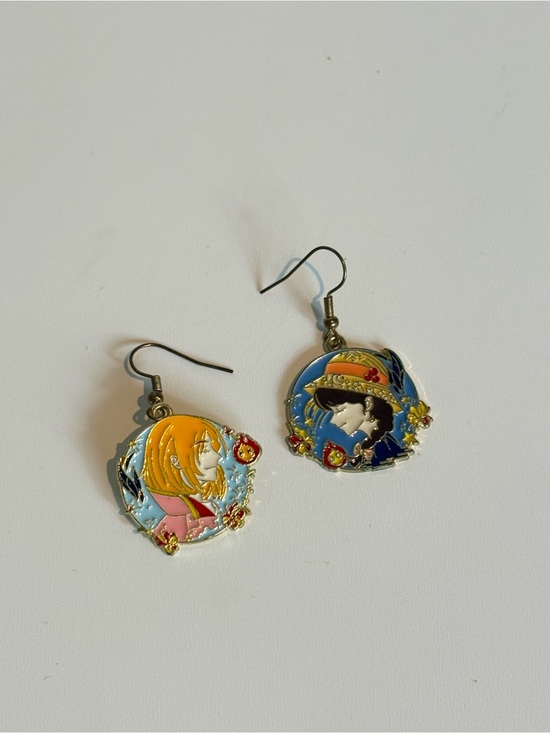 Jewelry - Howls Moving Castle Howl and Sophie Earrings